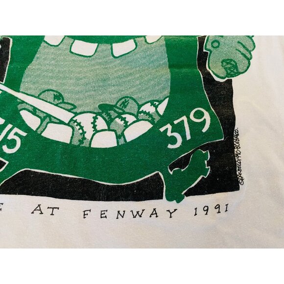 Vintage Boston Red Sox Green Monster T-shirt, Large, 1991, Alive at Fenway - Picture 6 of 10